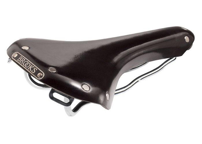 Велосипедное седло BROOKS B15 Swallow Chrome Black