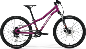 Велосипед MERIDA MATTS J.24 I3 UNI,SILK PURPLE(WHT/RED/BLK)