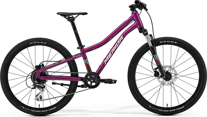 Велосипед MERIDA MATTS J.24 I3 UNI,SILK PURPLE(WHT/RED/BLK)