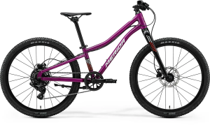 Велосипед MERIDA MATTS J.24+ UNI SILK PURPLE(WHITE/RED/BLACK)