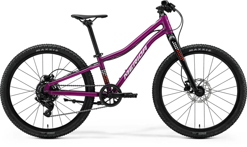 Велосипед MERIDA MATTS J.24+ UNI SILK PURPLE(WHITE/RED/BLACK)