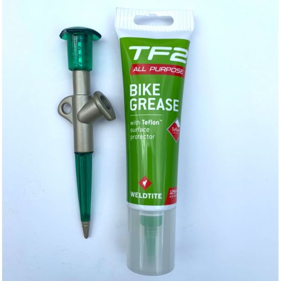 Набір Weldtite 06009 містить пістолет 06008 + мастило консистентне 02019 Bike Grease with Teflon, 125мл